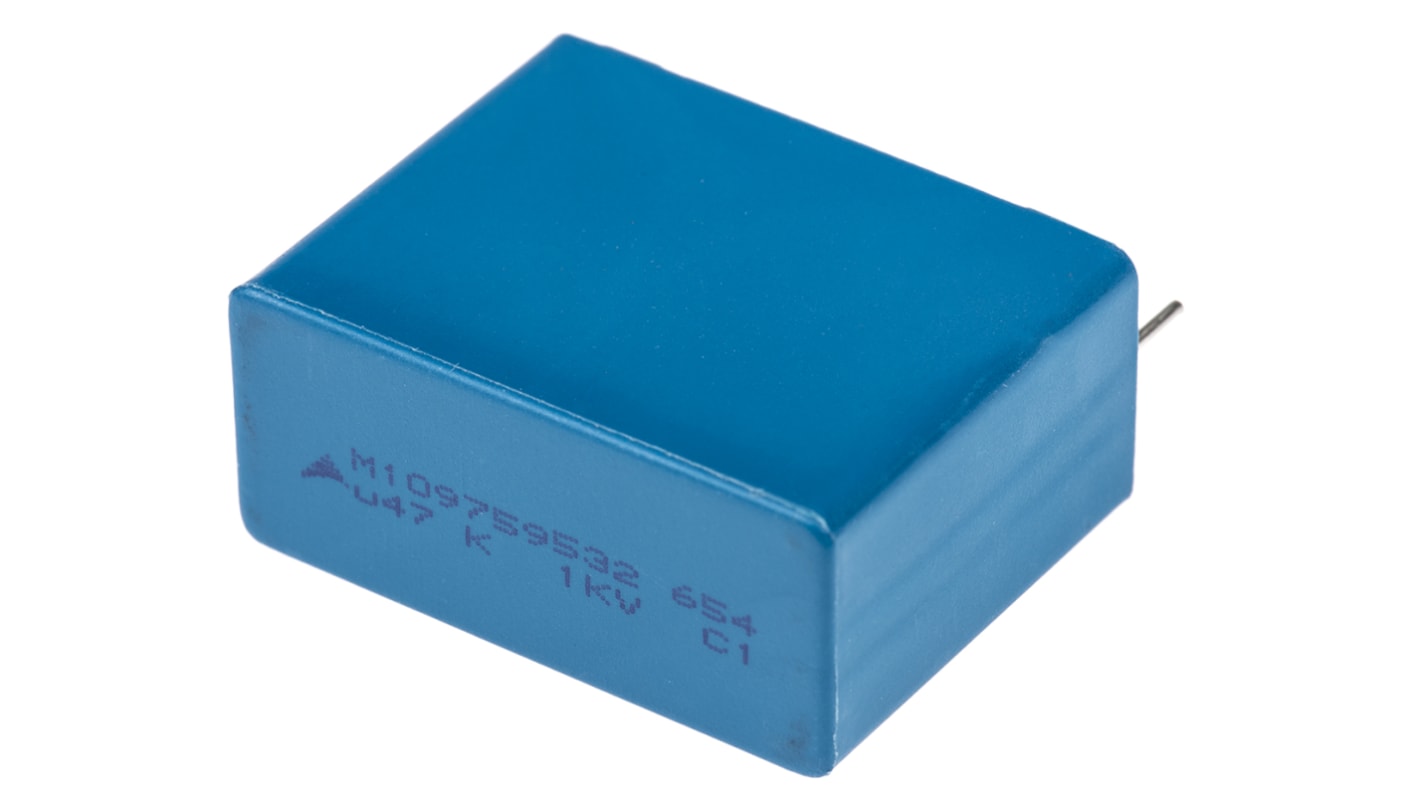 EPCOS B32654 Polypropylene Film Capacitor, 1 kV dc, 250 V ac, ±10%, 470nF, Through Hole