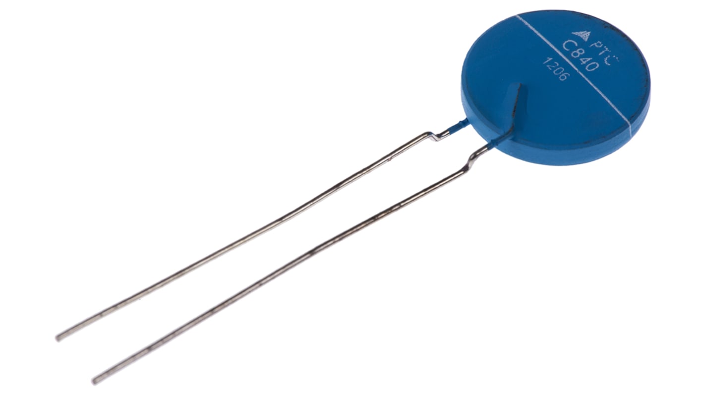 EPCOS Thermistor, 6Ω Resistance, PTC Type, 17.5 x 5mm