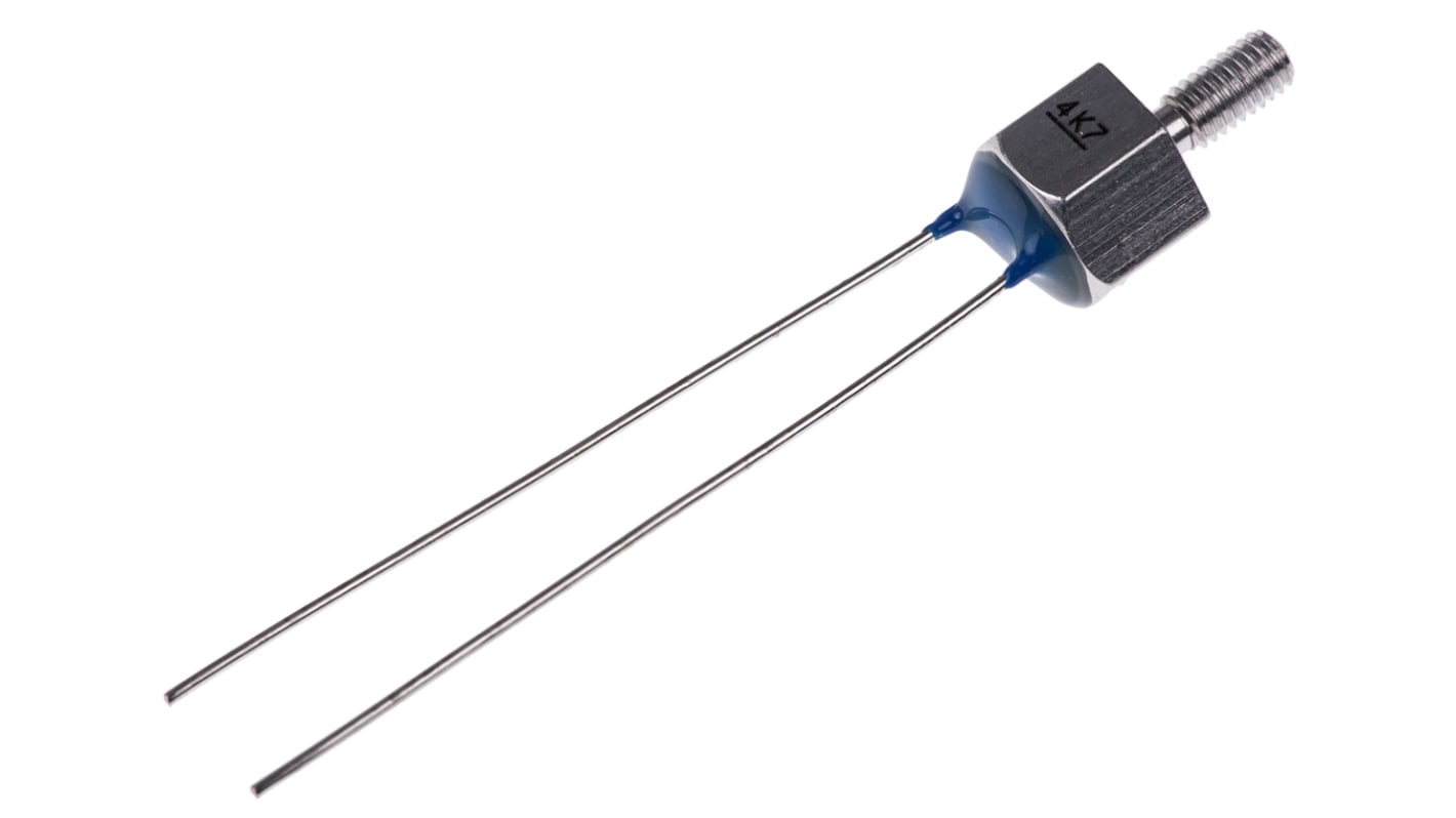 EPCOS B57045K Thermistor, NTC, 4.7kΩ, 75s, 4.4%/°C, Toleranz ±10%, 450mW