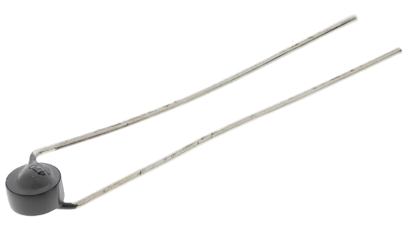 EPCOS B57164K Thermistor, NTC, 470Ω, 20s, 3.8%/°C, Toleranz ±5%, 450mW, 5.5 x 2mm