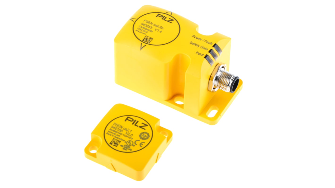 540203 Pilz Transponder NonContact Safety Switch, 24V dc, Polybutylene Terephthalate Housing
