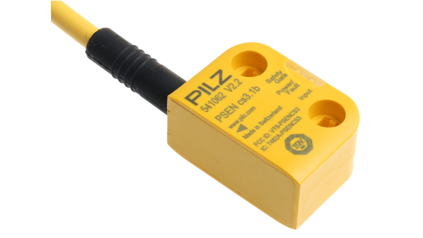 Pilz érintésmentes biztonsági kapcsoló IP67, IP6K, IP9K, 26,4 x 37 x 18 mm, Kódolt, bizt. kat.: 4. Kategória (EN ISO