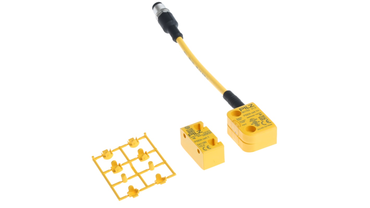 Pilz érintésmentes biztonsági kapcsoló IP67, IP6K, IP9K, 26,4 x 37 x 18 mm, Kódolt, bizt. kat.: 4. Kategória (EN ISO