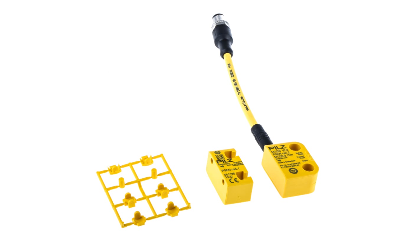 Interruttore di sicurezza senza contatto Pilz, 24V cc, M12