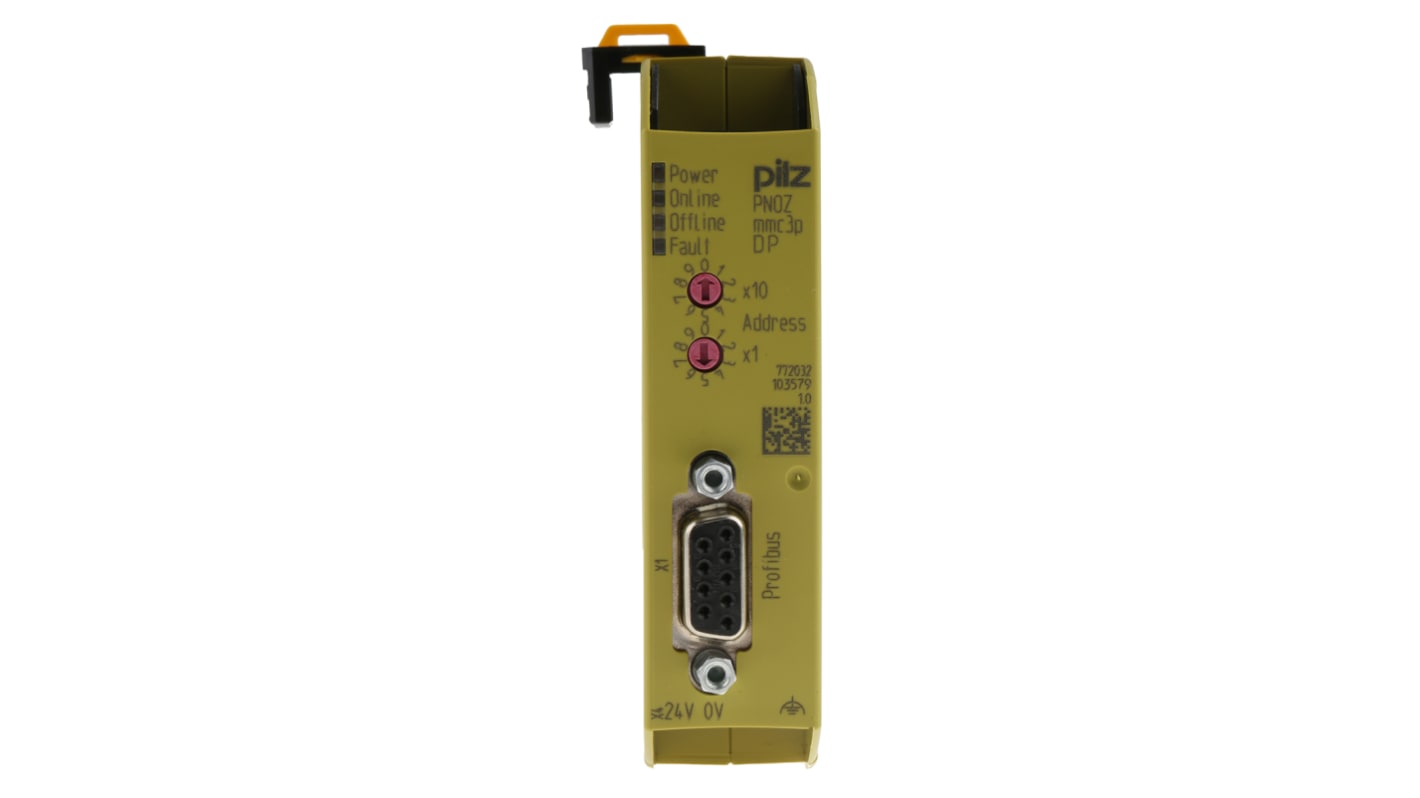 Controlador de seguridad Pilz PNOZ mmc3p, 24 E/24 S, Profibus, 24 V dc