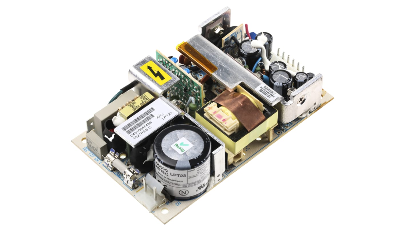 Artesyn Embedded Technologies 25W Embedded switch-mode-strømforsyning (SMPS) 3 udgange, 5 V dc, ±12 V dc