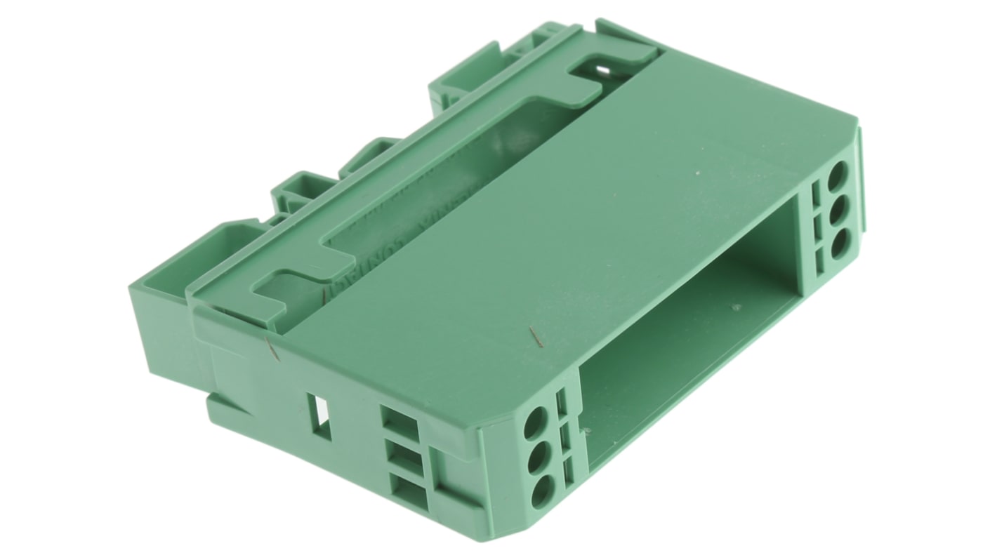 Contenitore Phoenix Contact serie EMG 17-LG, Verde, Policarbonato, 75 x 17.5 x 47.5mm