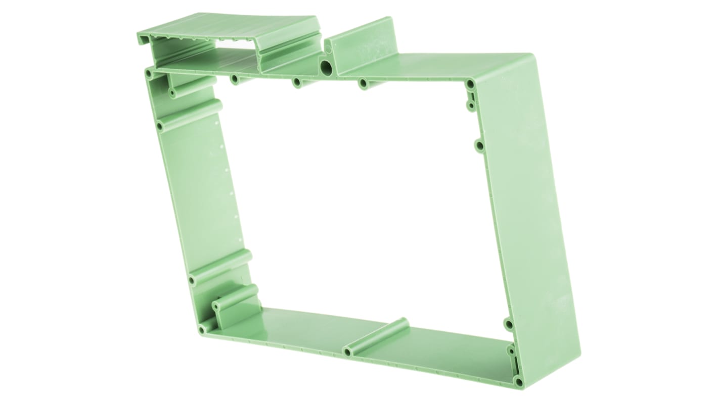 Caja para carril DIN Phoenix Contact serie UEG-EU-BE, de Poliamida de color Verde, 172 x 35mm