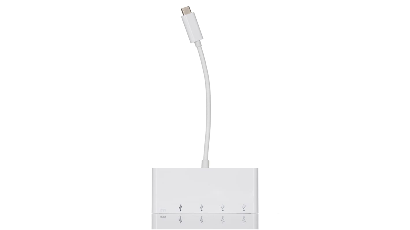 Rozbočovač USB, standard: USB 3.0, počet portů USB: 4 USB, typ USB: USB C RS PRO