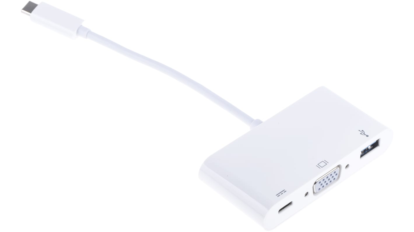 15CM USB TYPE C M - VGA & USB ADAPTOR WI