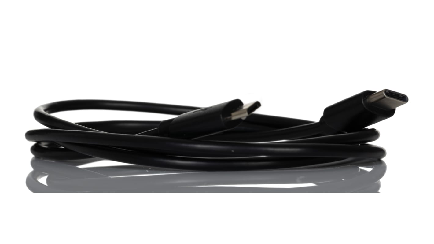 RS PRO USB-Kabel, USB C / Micro-USB B, 1m USB 2.0 Schwarz