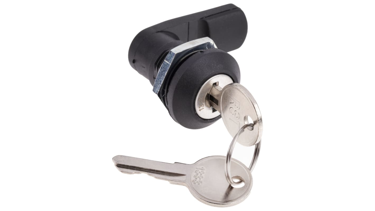 RS PRO Black Locking Handle, Compression Latch