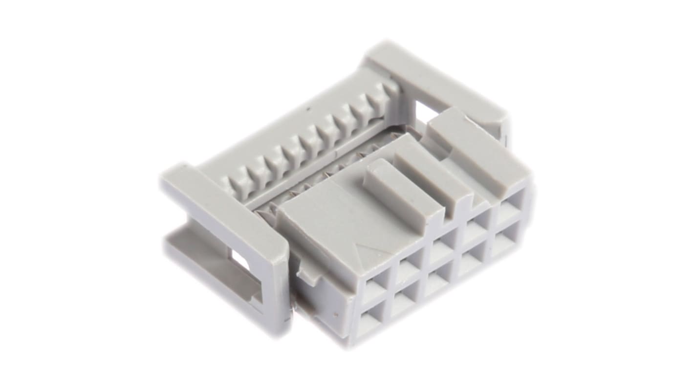 3M 10-Way IDC Connector Socket for Cable Mount, 2-Row