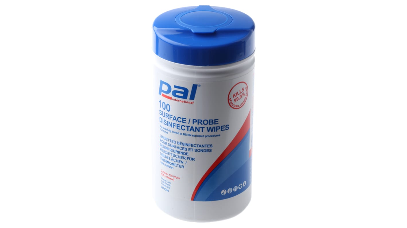 PAL, Blau, 130 x 180mm, 100 Tücher pro Packung