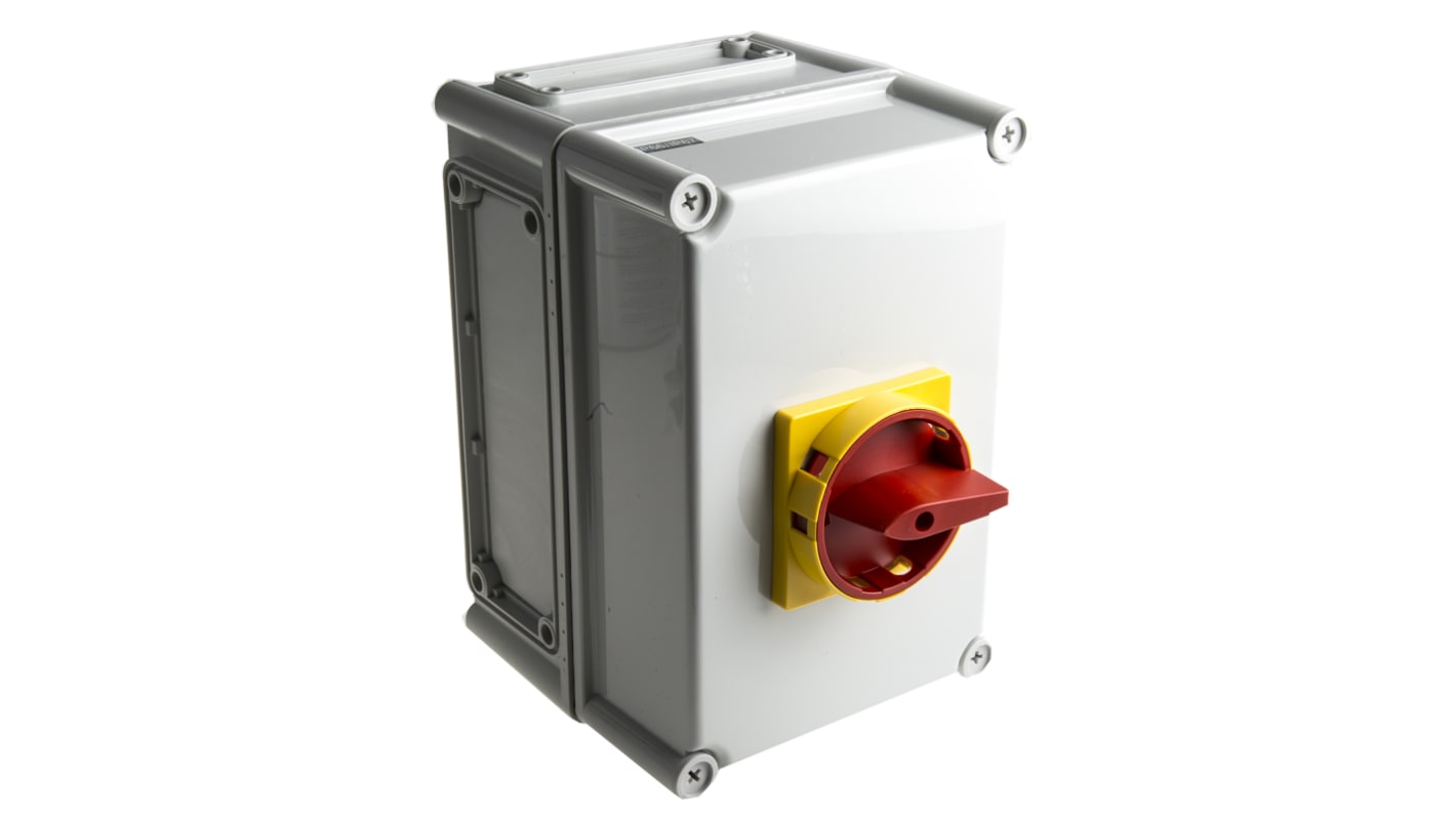 Kraus & Naimer 6P Pole Isolator Switch - 100A Maximum Current, 37kW Power Rating, IP65