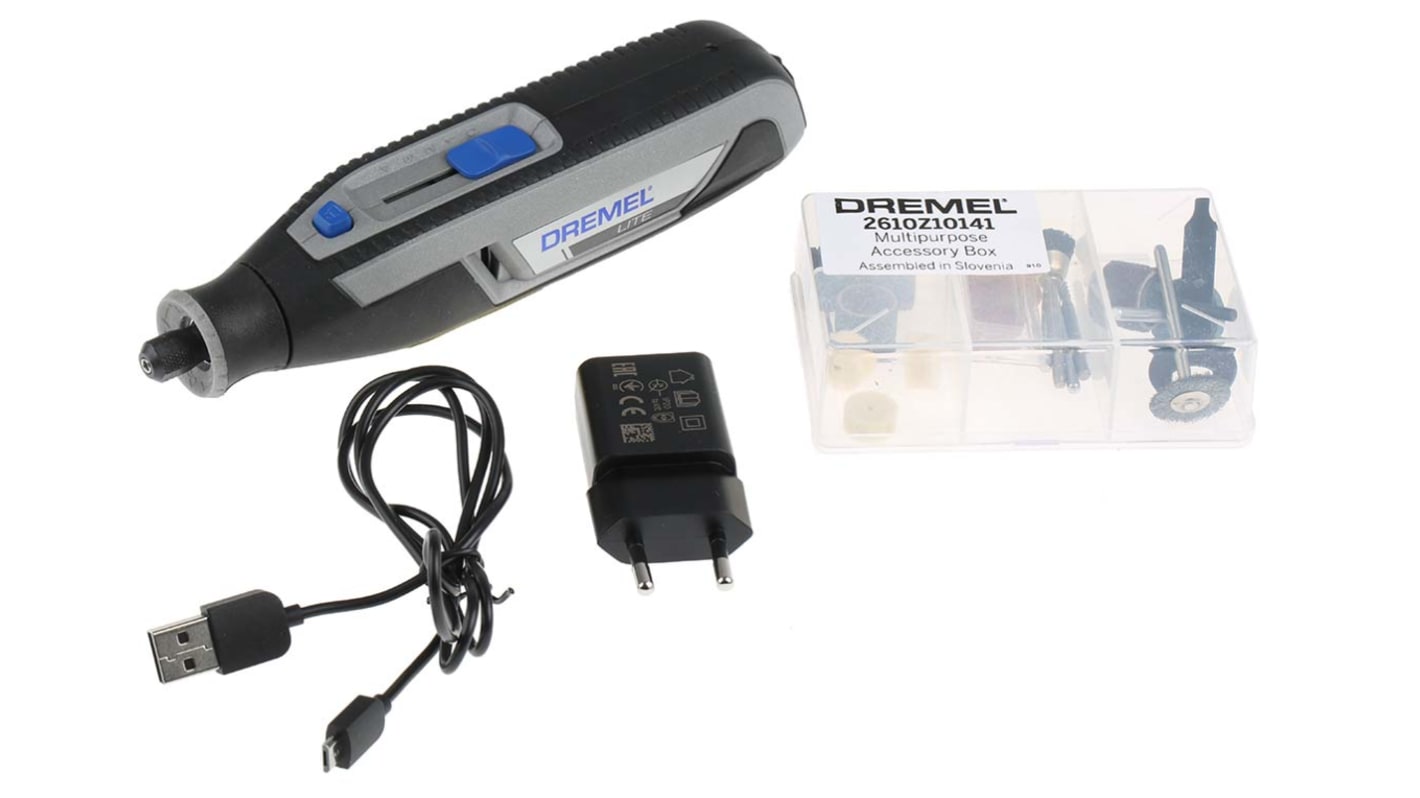 Dremel 7760 Multifunktionswerkzeug Rotationswerkzeug 8000 → 21000U/min L. 195mm Akku