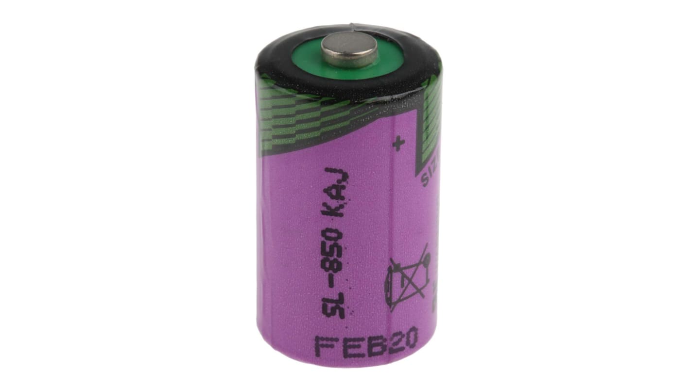 Tadiran SL-850/S 1/2 AA Batterie, 3.6V / 1.2Ah Li-Thionylchlorid, Standard 14.7 (Dia.) x 25.2mm