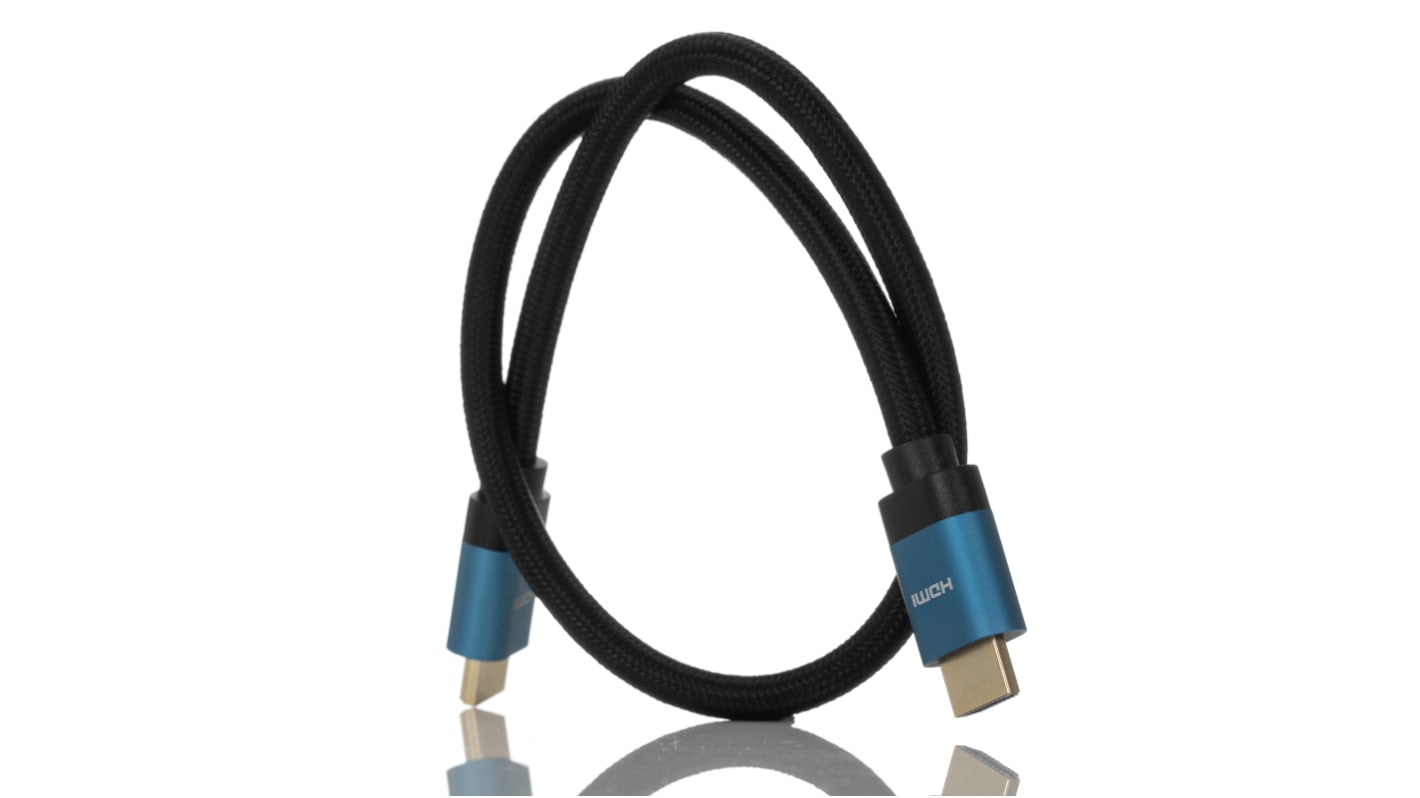 RS PRO HDMI-Kabel A HDMI Stecker B HDMI Stecker 8K max., 50cm