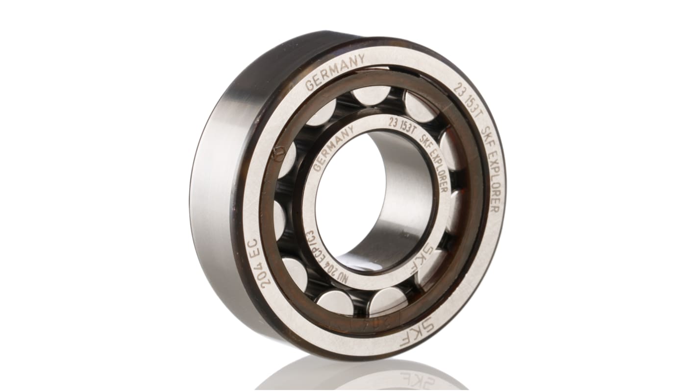 Cuscinetto a rullo SKF, Ø int. 20mm, Ø est. 47mm, guida larga 14mm