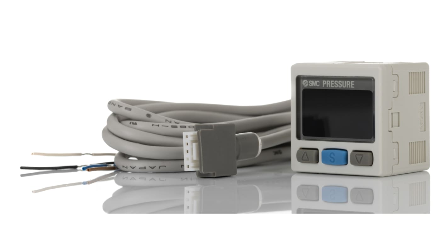 SMC Pressure Sensor, IP40 1 MPa