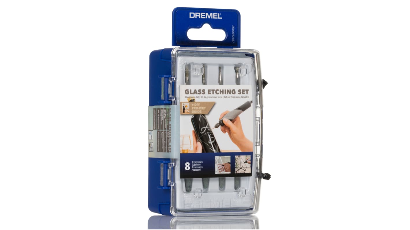 Dremel Glasgravur- Set für Dremel Werkzeuge, 8 Stück