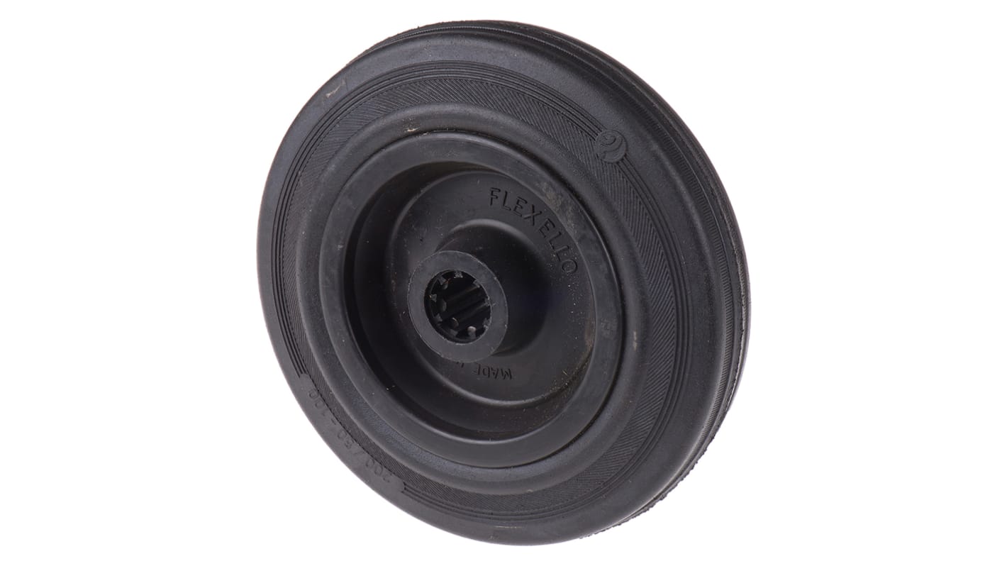 Flexello Rubber Castor Wheels, 205kg