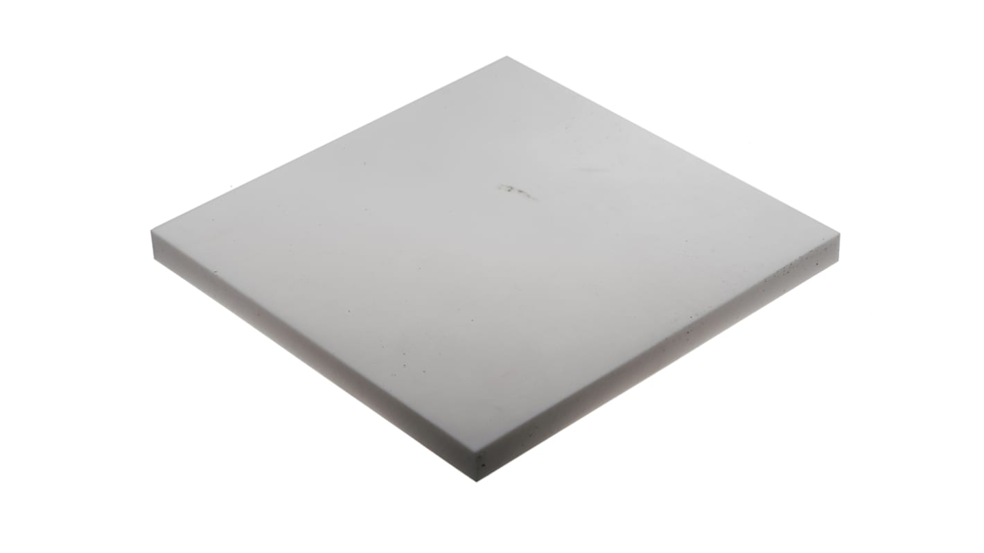 RS PRO White Plastic Sheet, 300mm x 300mm x 20mm