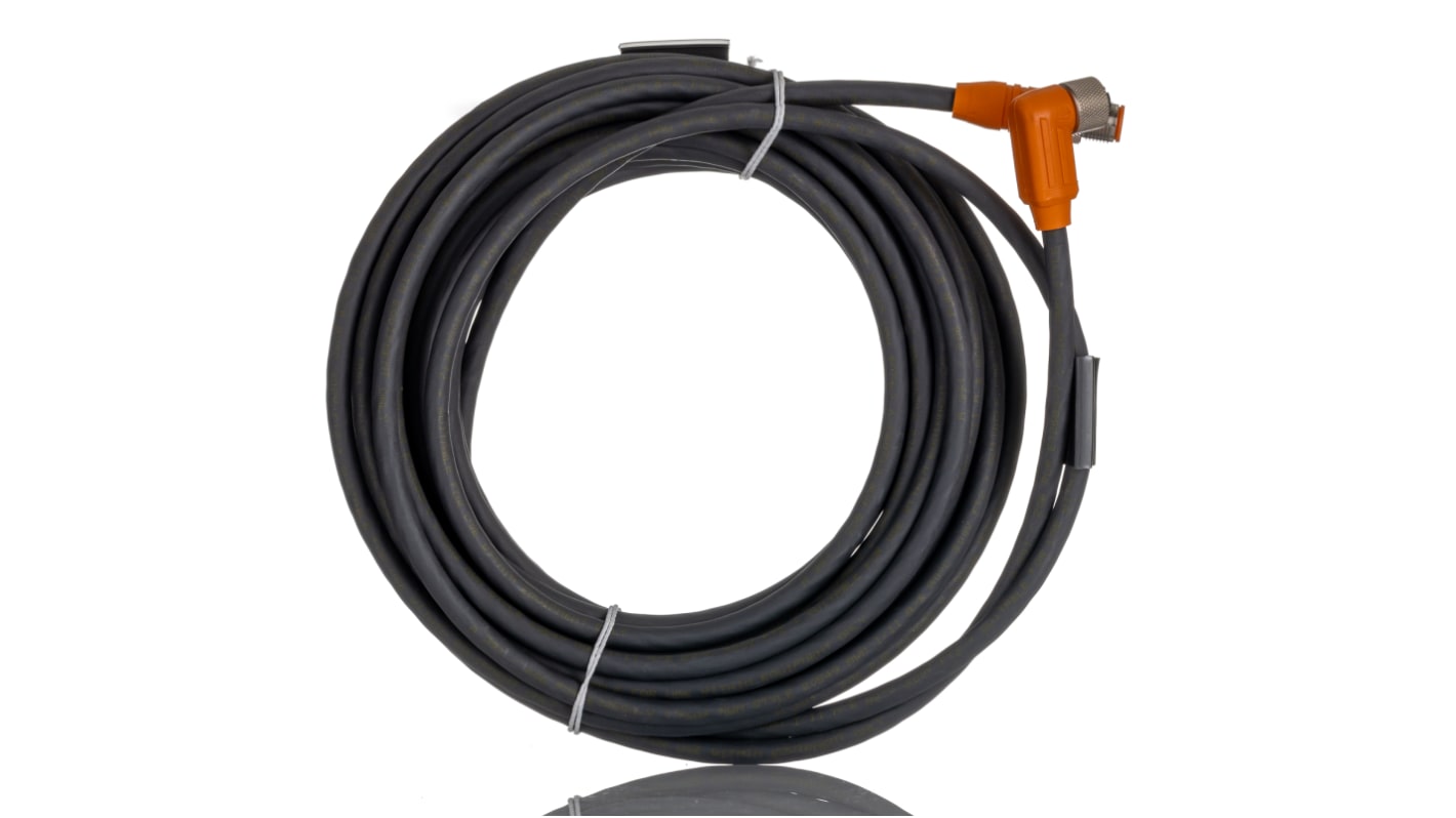 Cable de conexión Lumberg Automation, con. A M12 Macho, 8 polos, con. B M12 Hembra, cod.: A, long. 10m, 30 V, 2 A,