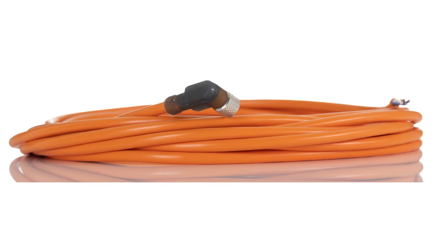 Cable de conexión Lumberg Automation, con. A M8 Hembra, 4 polos, con. B Sin terminación, cod.: A, long. 5m, 30 V, 4 A,