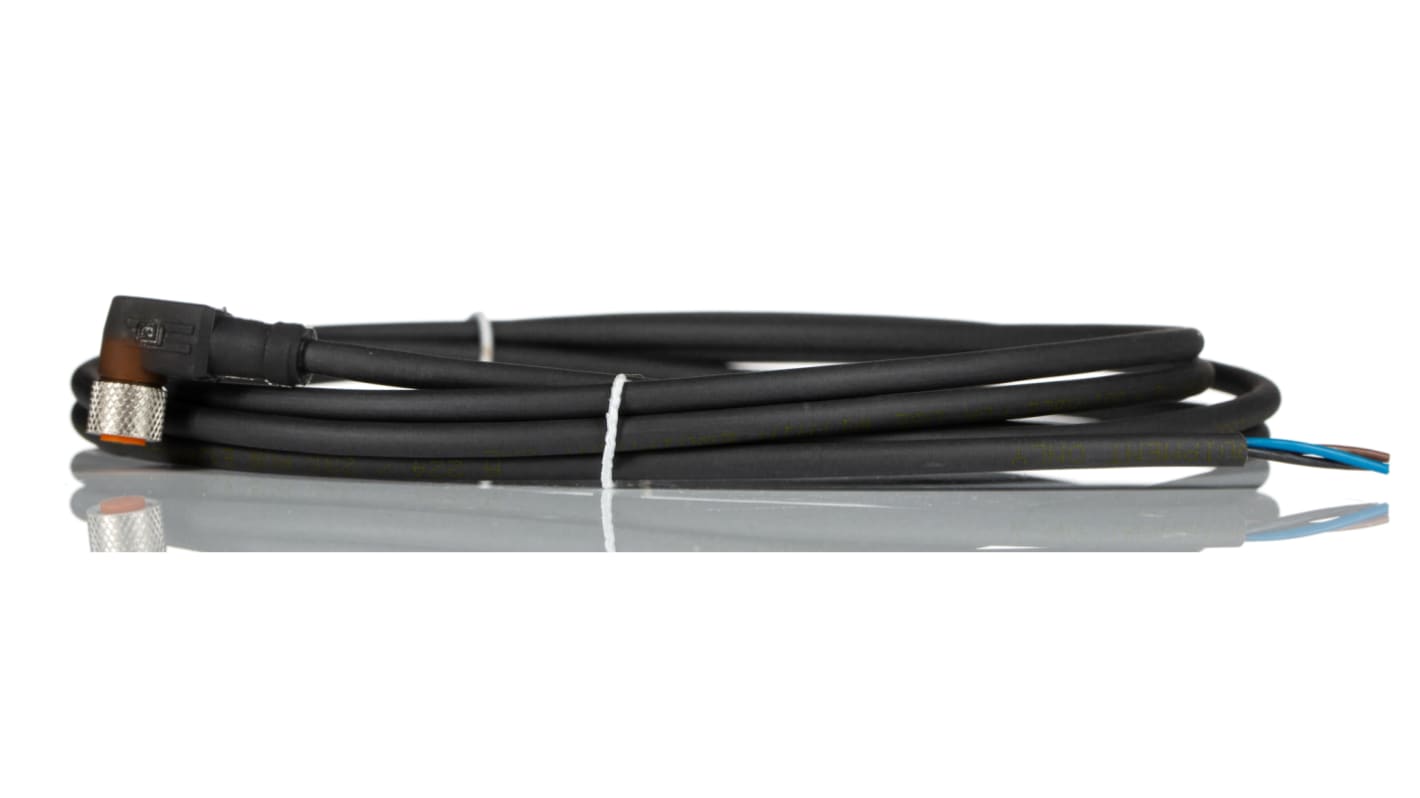 Cable de conexión Lumberg Automation, con. A M8 Hembra, 3 polos, con. B Sin terminación, cod.: A, long. 3m, 60 V, 4 A,