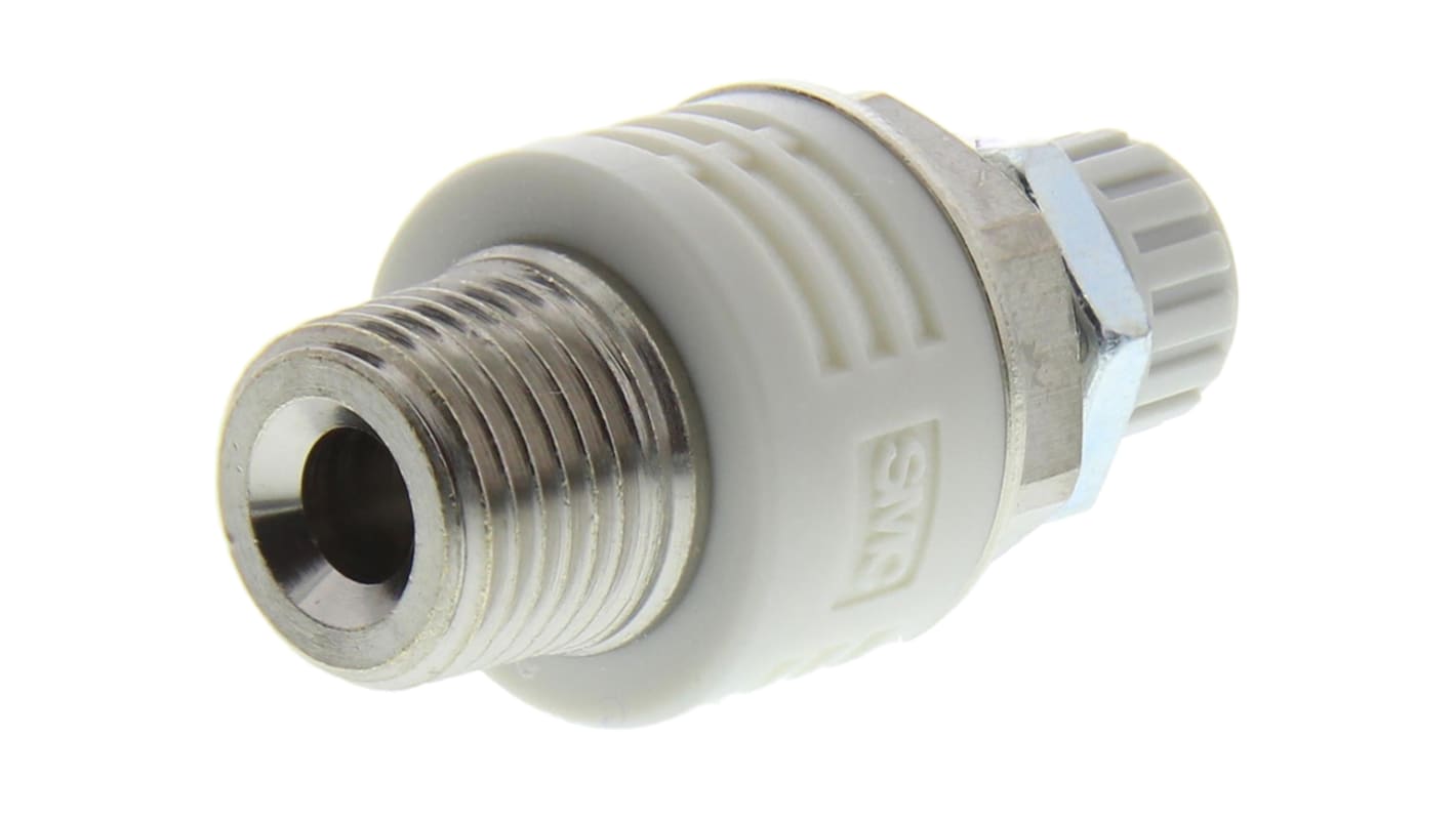 SMC ASN2 Pneumatischer Schalldämpfer aus Messing, mit R1/8 Stecker, 1.5MPa