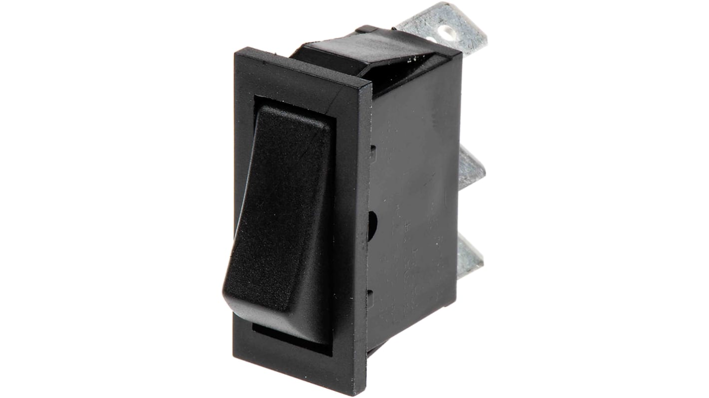 Interruptor de balancín, C1520AAAAA, Contacto SPDT, On-Off-On, 16 A, No, Negro