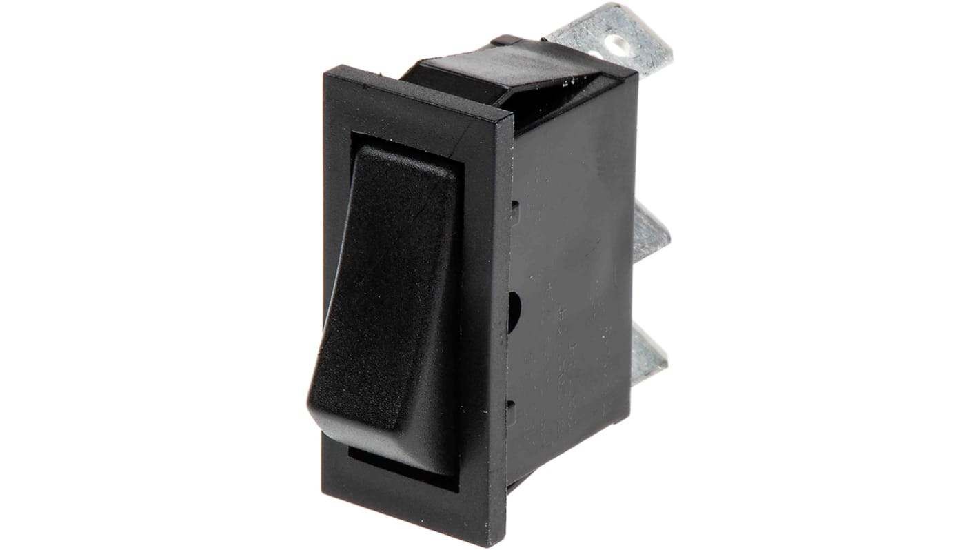 Arcolectric (Bulgin) Ltd SPDT, On-Off-On Rocker Switch Panel Mount