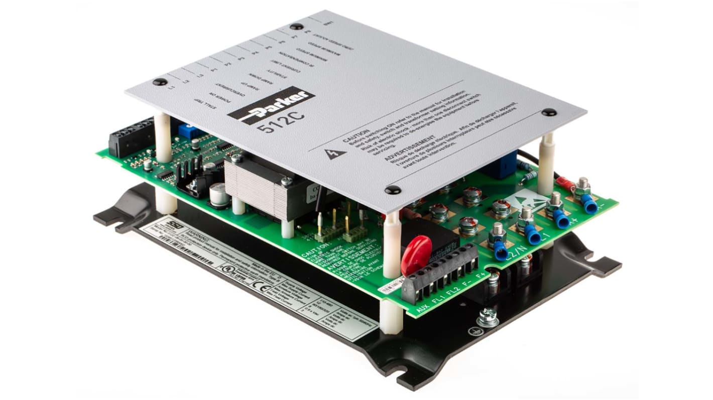 Parker DC Motor Controller, 110 → 115 V, 220 → 240 V, 380 → 415 V, 1 Phase, 8 A, 360 V dc