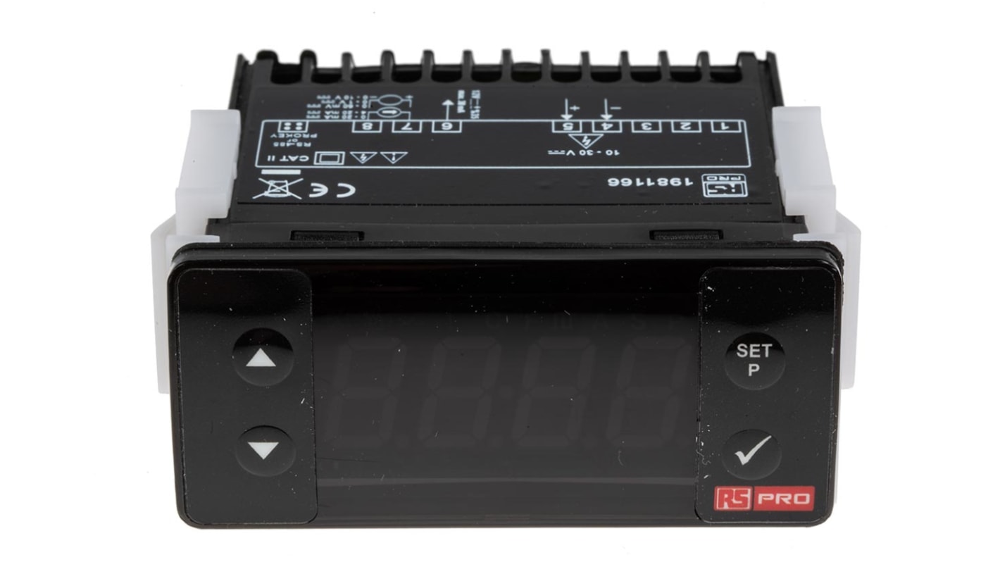 RS PRO Digital Process Indicator for Current, Voltage, 71mm x 29mm