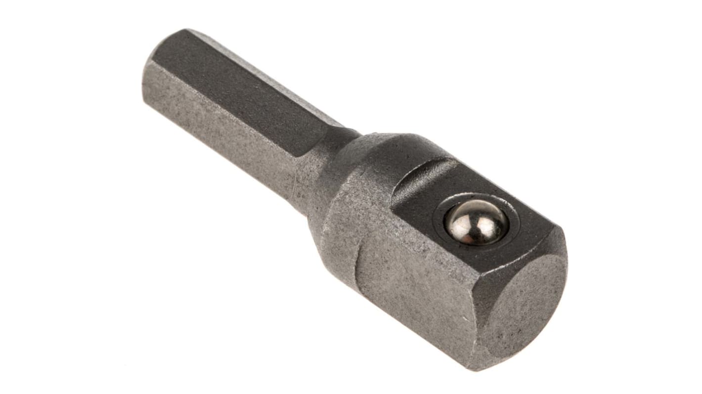 Teng Tools 1/4 in Hex Adapter, 12 mm Overall