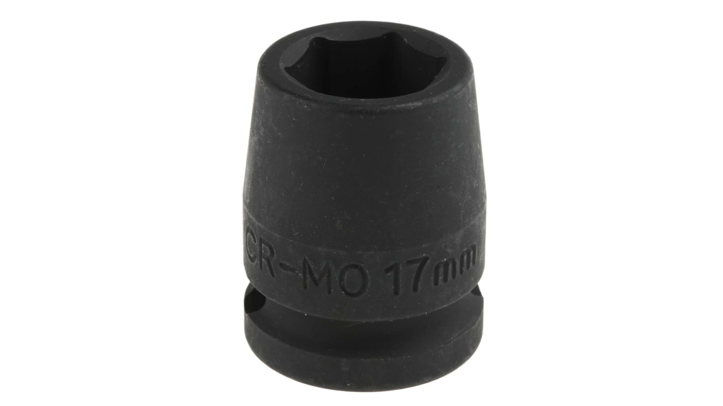 Teng Tools 17mm, 1/2 in Drive Impact Socket Hexagon, 30 mm length