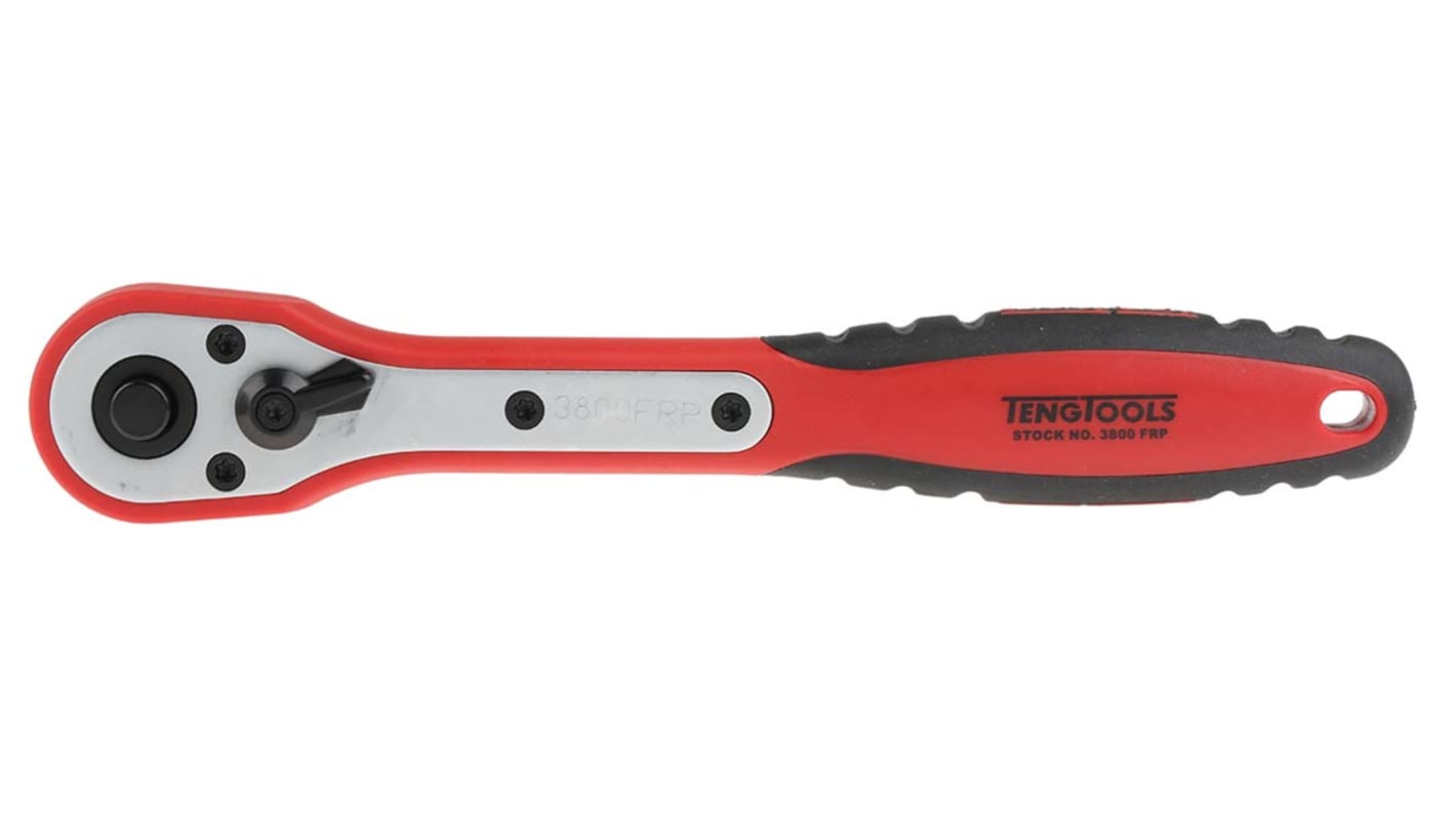 Teng Tools 3/8 in Square Ratchet with Ratchet Handle, 32 mm Overall