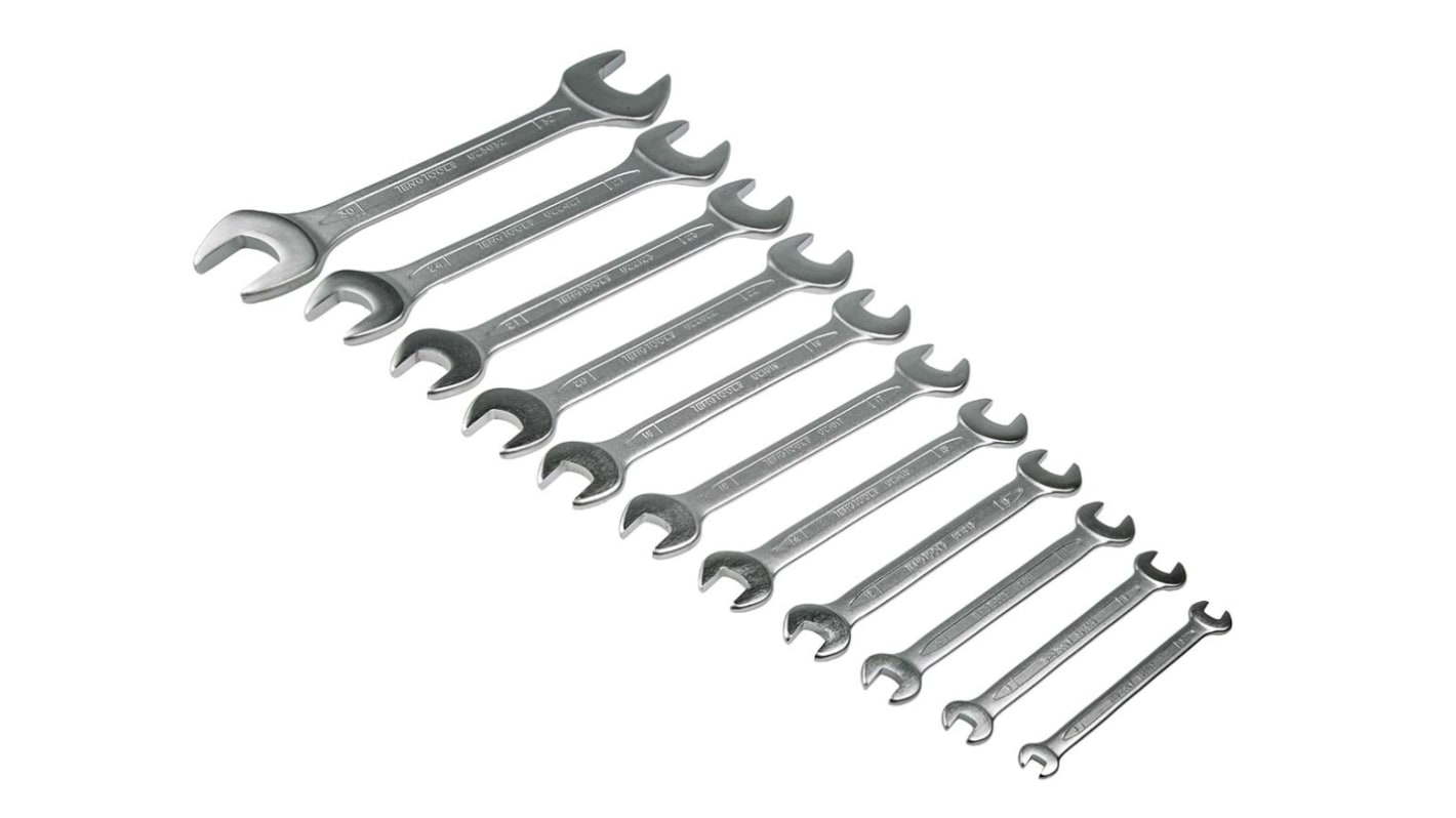 Teng Tools 11-Piece Spanner Set, 6 → 32 mm, Chrome Vanadium