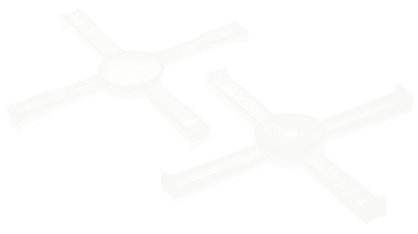 Clip serre-câbles RS PRO en Nylon type Base de support