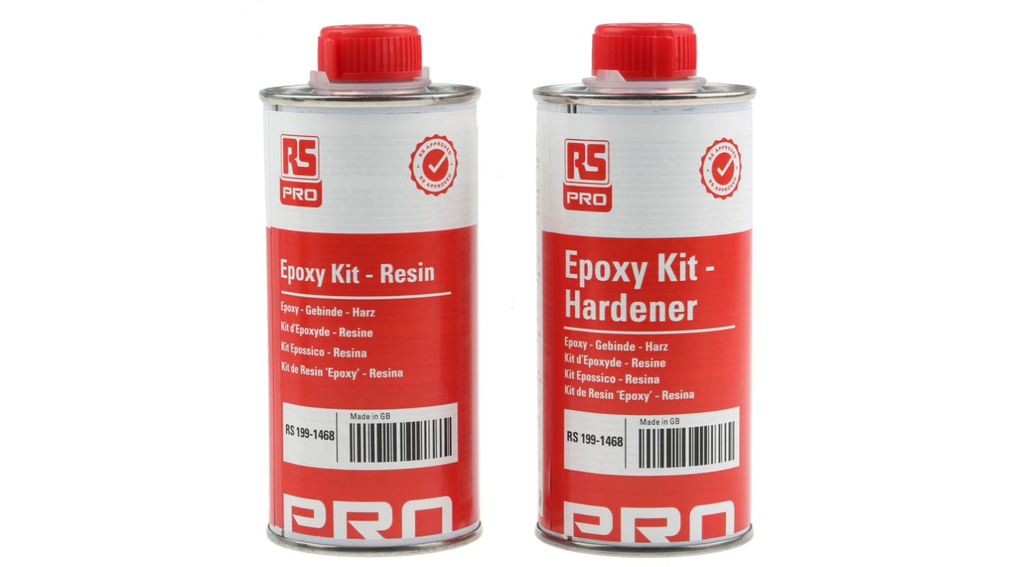 Pack de Résine d'enrobage,  Epoxy Ambre 500 g