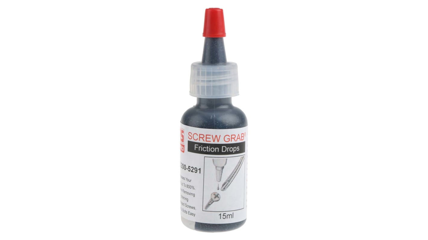 RS PRO Schraubengreifer Grau, Flasche 15 ml