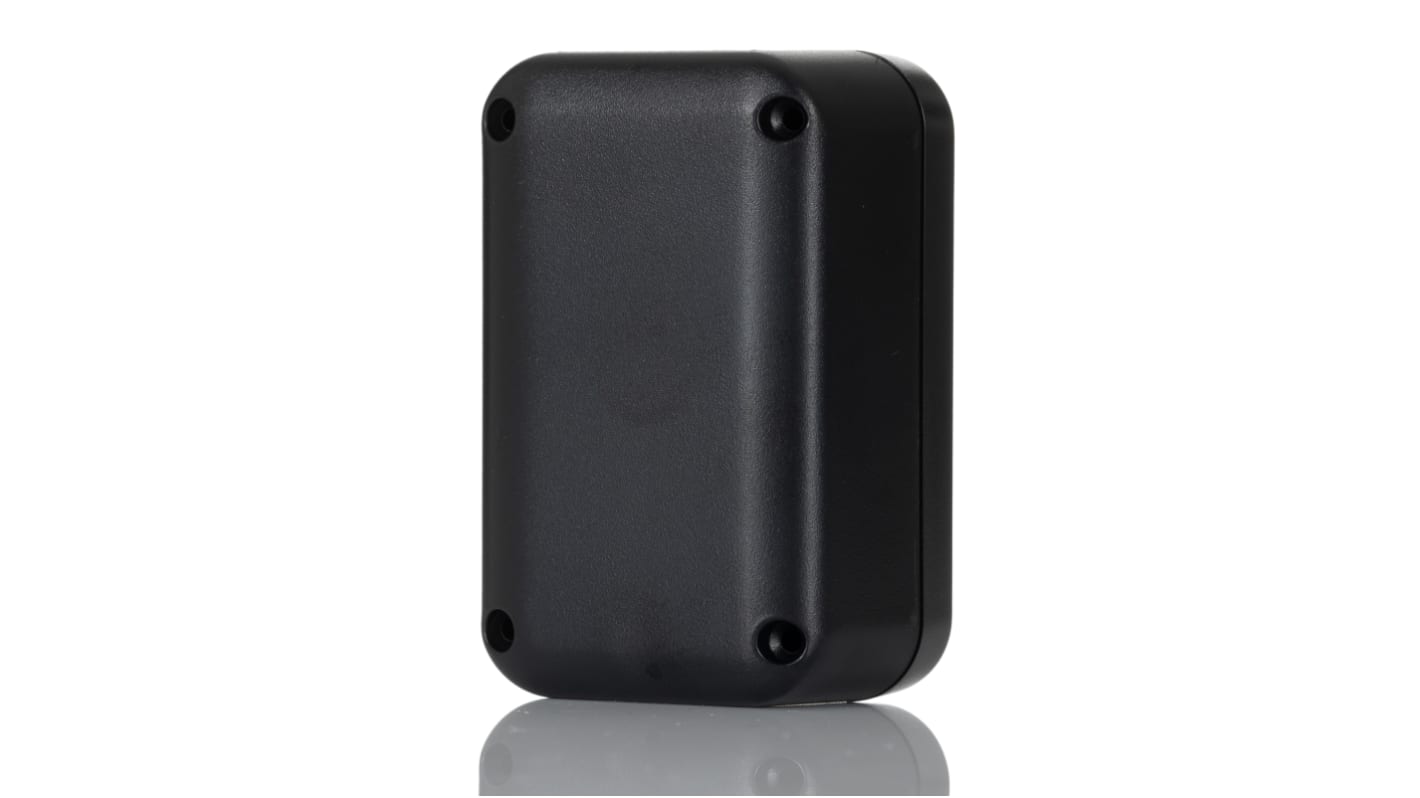 Caja portátil Hammond de ABS Negro, 70 x 50 x 30mm, , , muesca de teclado, IP54