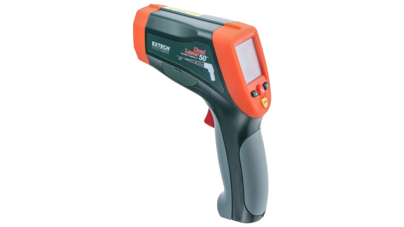 Extech 42570 Infrared Thermometer, -50°C Min, 1 °C Accuracy, °C and °F Measurements