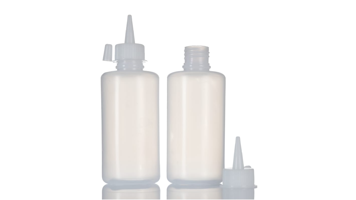 RS PRO 250ml LDPE Narrow Neck Reagent Bottle