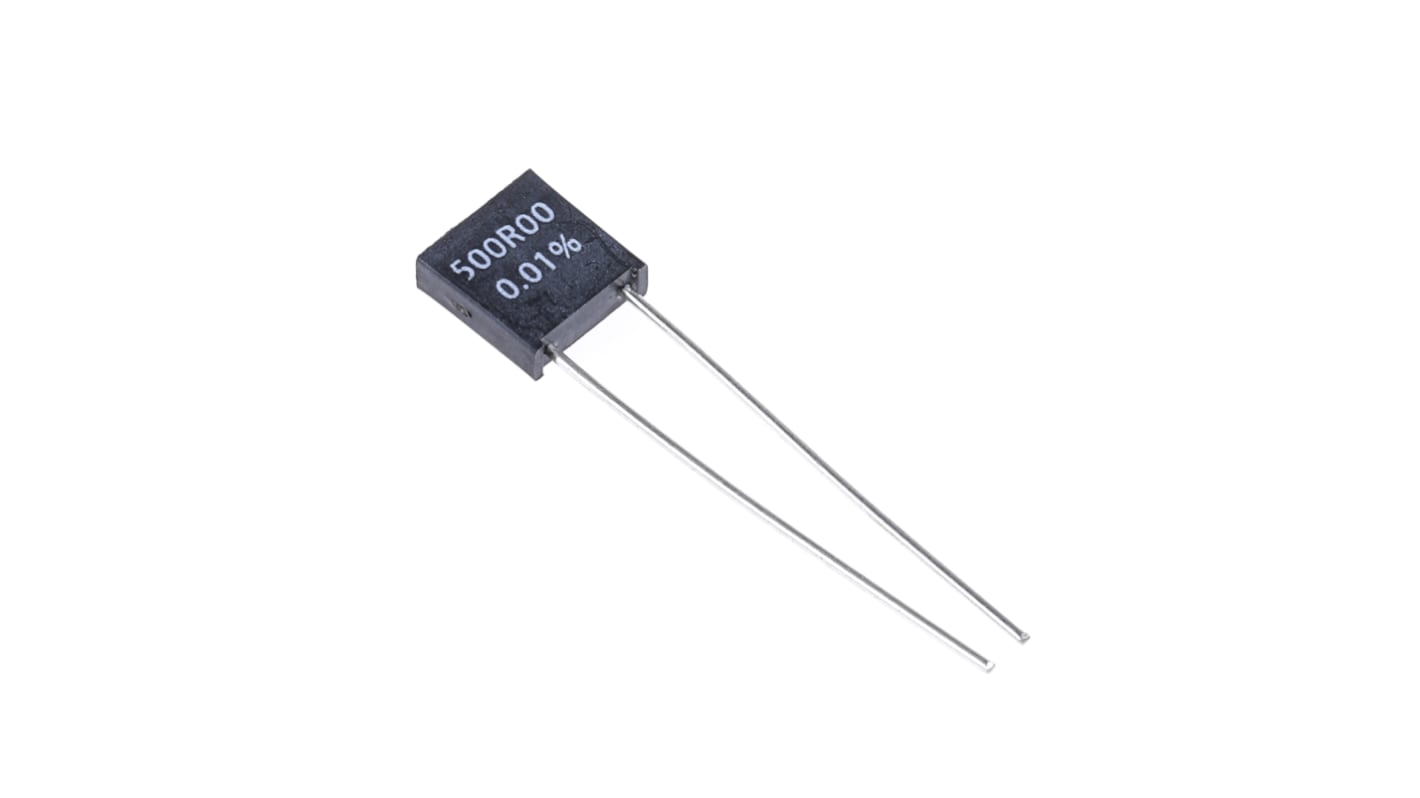 Vishay RCK Series Radial Metal Film Fixed Resistor 500Ω ±0.01% 0.5W ±2ppm/°C