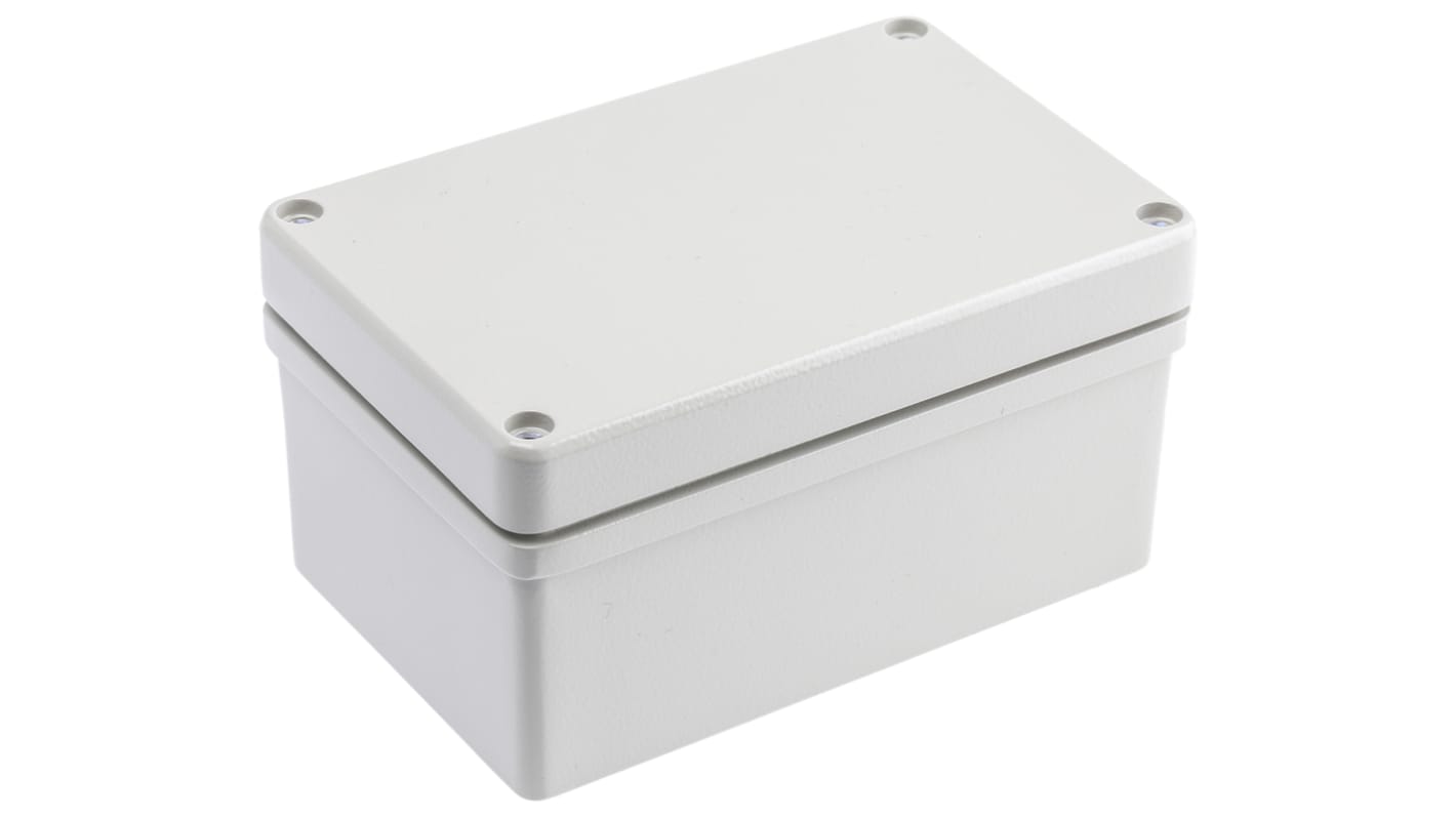 ROLEC Conform Series Grey Die Cast Aluminium Enclosure, IP66, IP67, Grey Lid, 129 x 84 x 67mm