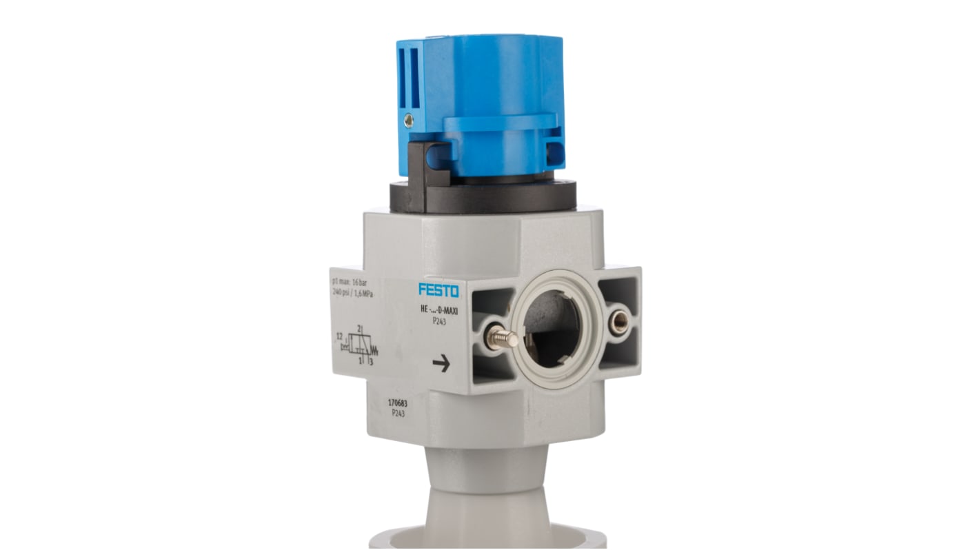 HEDMAXI Festo Locking ShutOff Valve 3/2 Bistable Pneumatic Manual