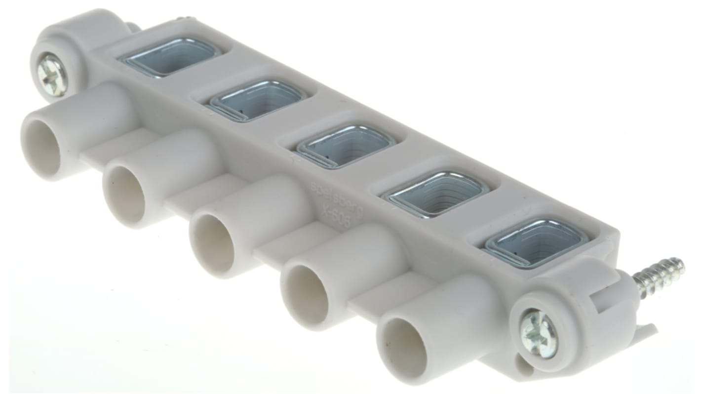 Abox PS Terminal Block Housing, Cable Mount, 6.0mm²