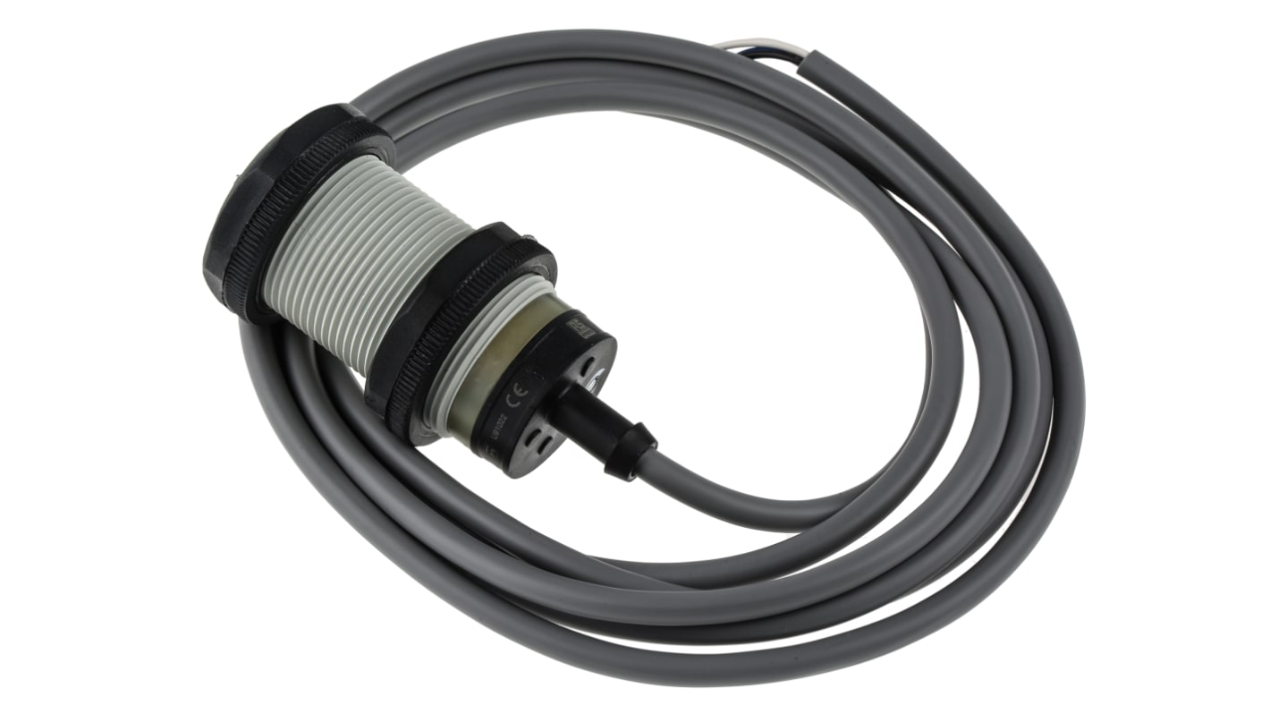 RS PRO Diffuse Reflection Photoelectric Sensor, Barrel Sensor, 1 m Detection Range